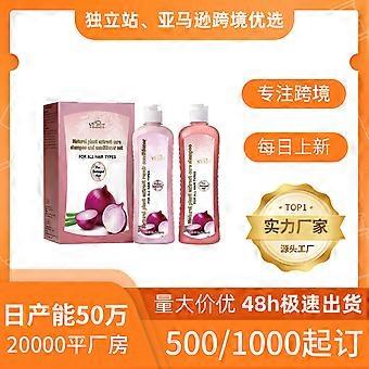 O kit de shampoo de cebola nutre as raízes do cabelo, melhora os cabelos secos e oferece cuidados capilares sem especificações.