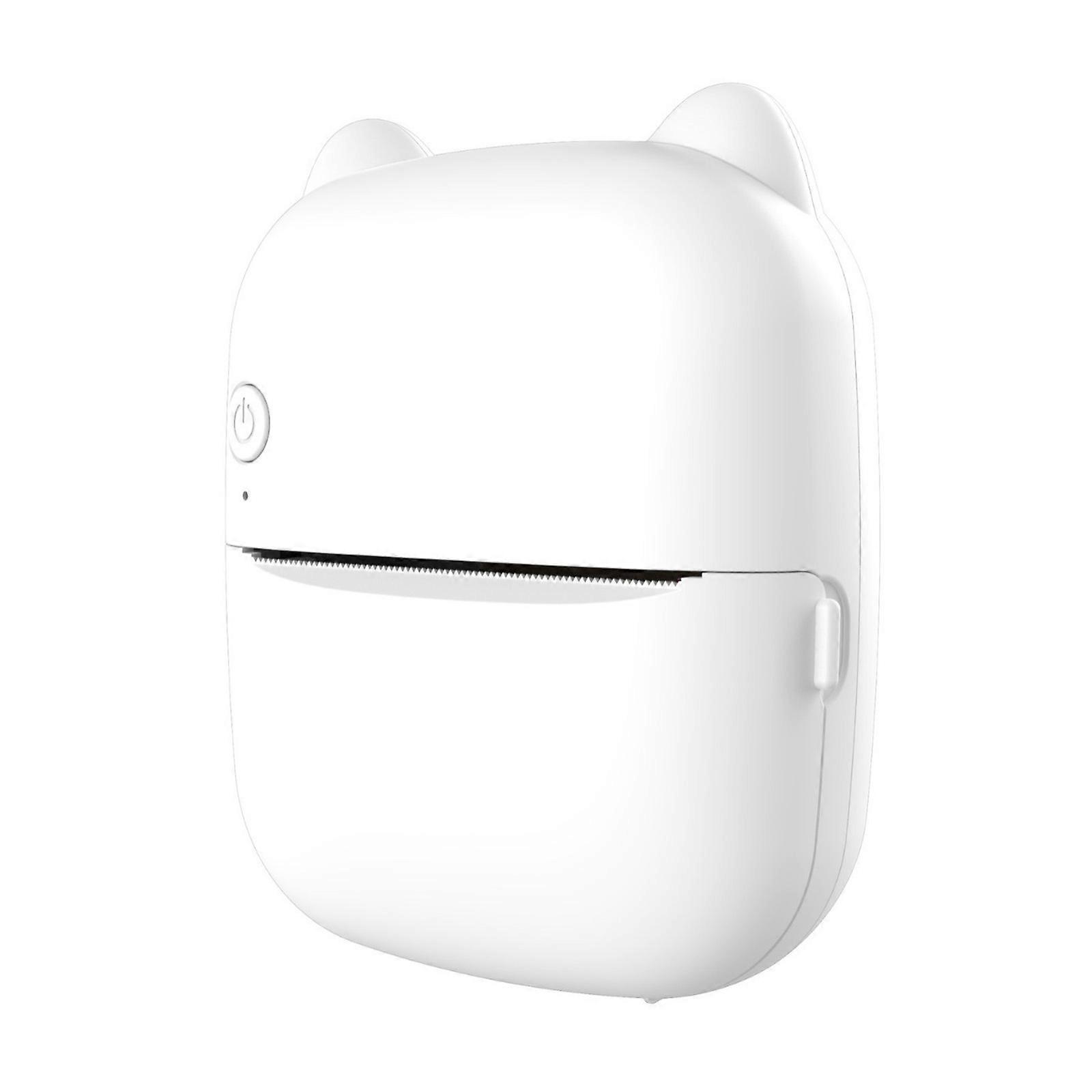 Mini AI Intelligent Printer For Kids With Voice Control Creative Learning Safe Printing Mobile Printer 200dpi Multicolor