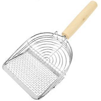 Cat Litter Scoop Wooden Handle for Sand Sifter 1 Kitten Pet Scoop