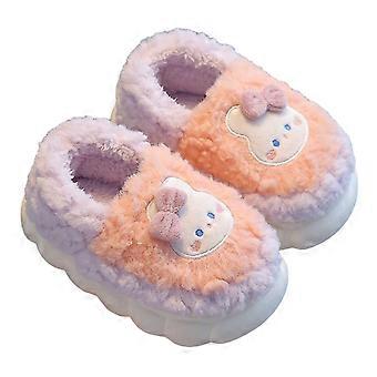 Peuterslippers maat 9,5 Kinderslippers met cartoonprint voor meisjes en jongens Comfortabele pantoffels met memory foam Warme pantoffels met zachte stof voor meisjes en kinderen 26