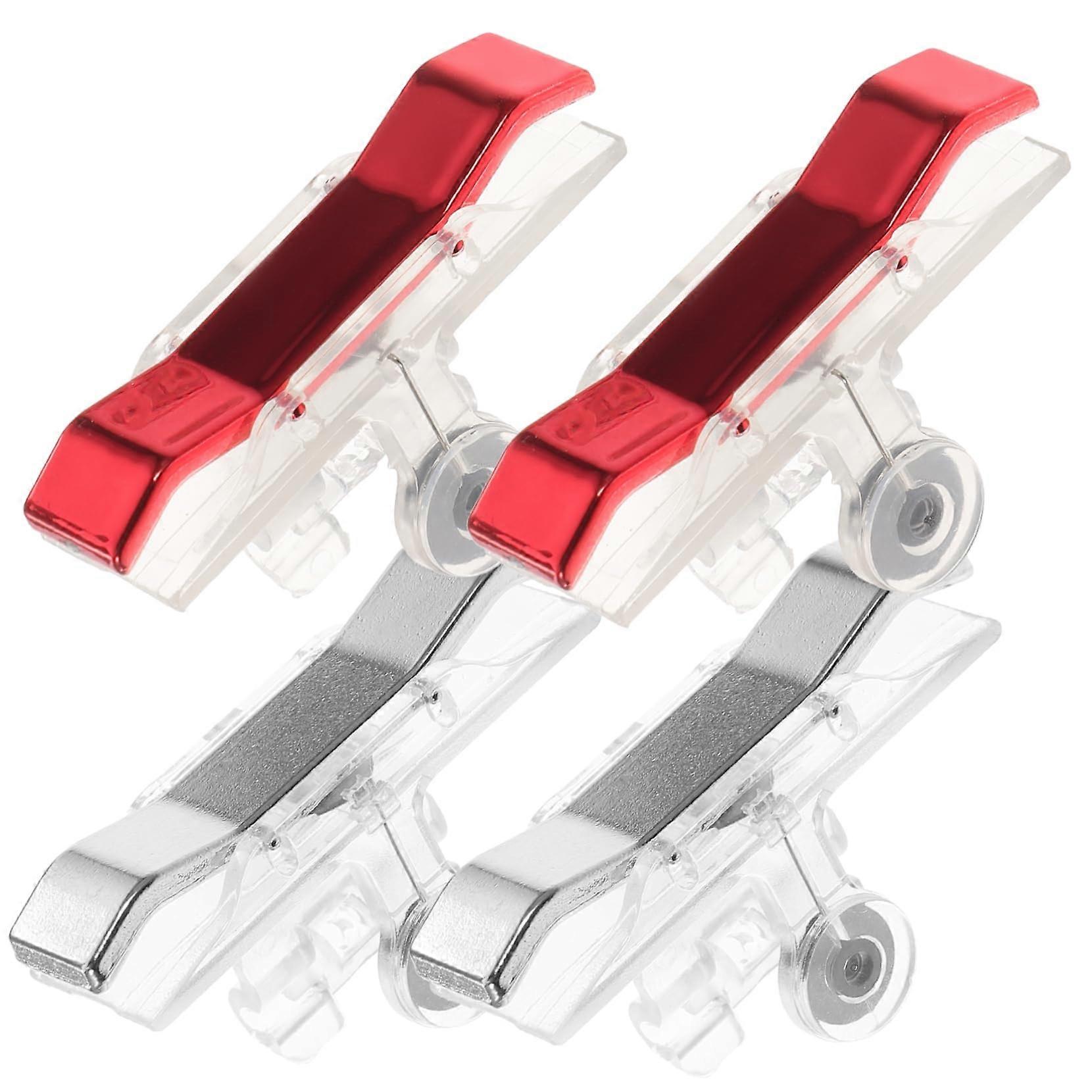 Metal Mobile Game Controller with Joysticks Trigger Buttons Ergonomic Grip for Precise Aiming