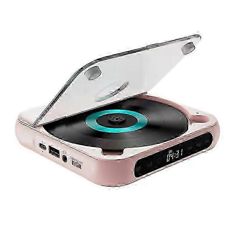 For Portable Cd Player Bluetooth Speakerled Screen Stereo Player Wall Mountable Cd Music Player