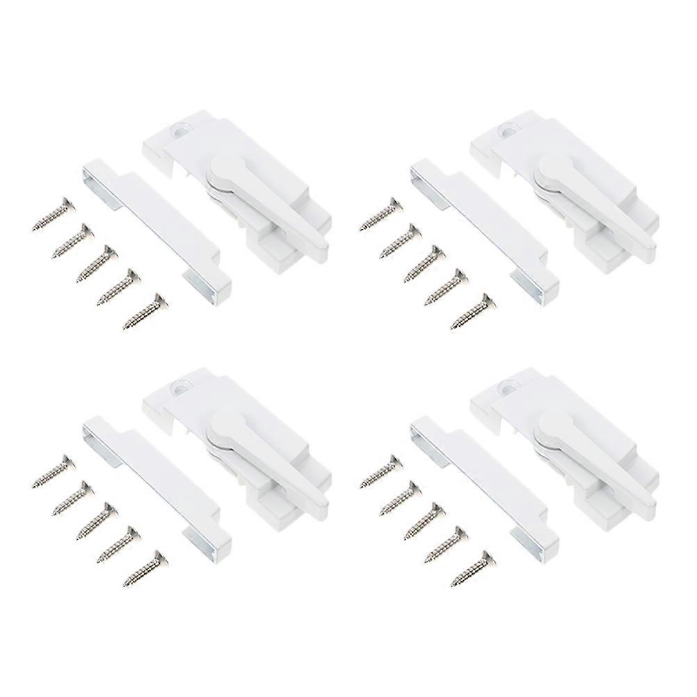 4pcs Sliding Window Sash Locks Window Latch Lock Security Cam Window Sash Locks