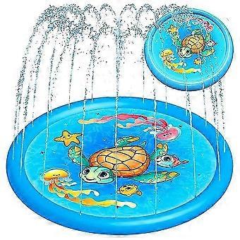 170cm Outdoor Grass Water Spray Pad, Children's Game Outdoor Inflatable Water Spray Pad