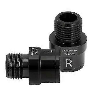 Rallonges de pédales de vélo, entretoises, boulons, rallonges d'axe de pédale, accessoires de pédalier, accessoires professionnels pour vélos de route - Édition noire 1129