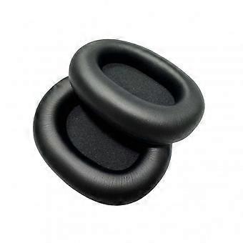 Replacement Ear Pads Compatible with Sony WH-1000XM6 - Protein Leather, Black (Pack of 2)  MC1