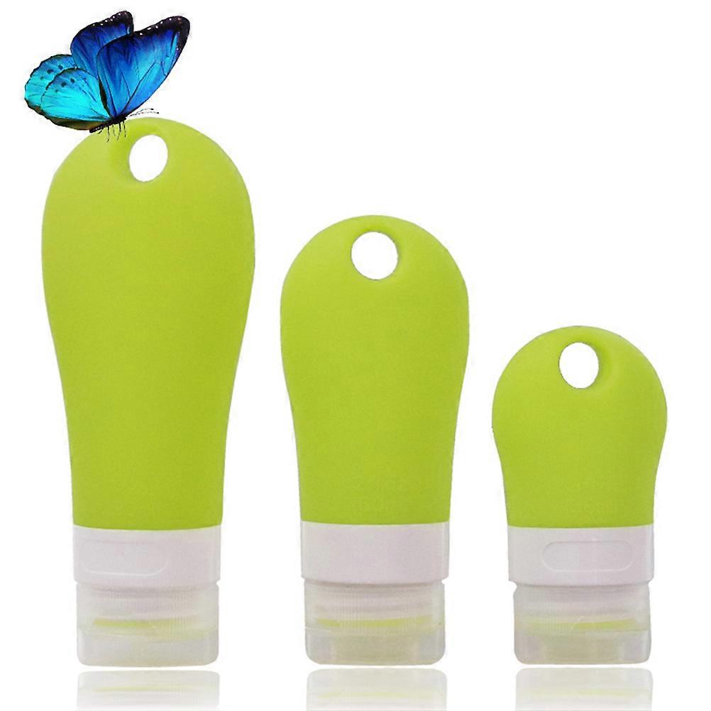 Silicone Empty Bottle for Makeup 3Pcs Multifunctional Portable Refillable Dispenser