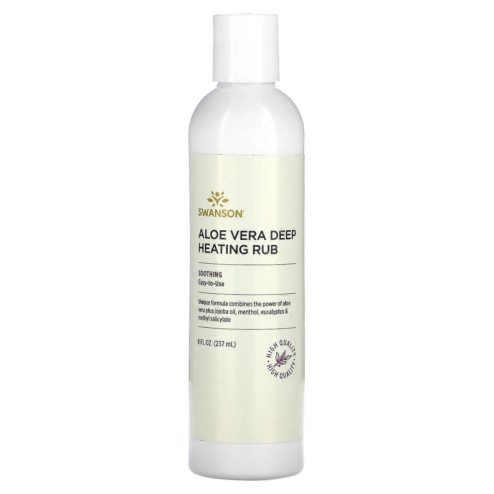 Swanson, Aloe Vera Deep Heating Rub, 8 fl oz (237 ml)