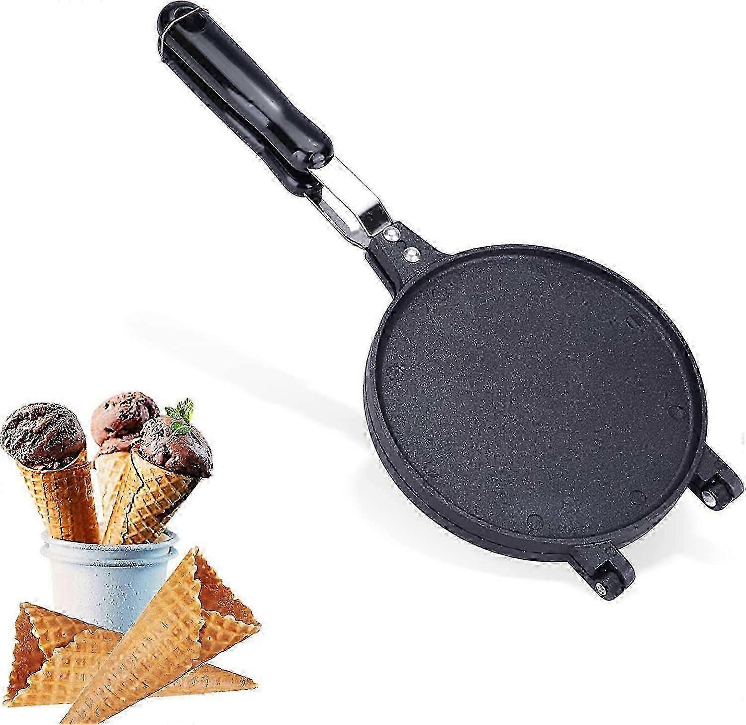 Double Pan Biscuit and Egg Roller for Home Baking