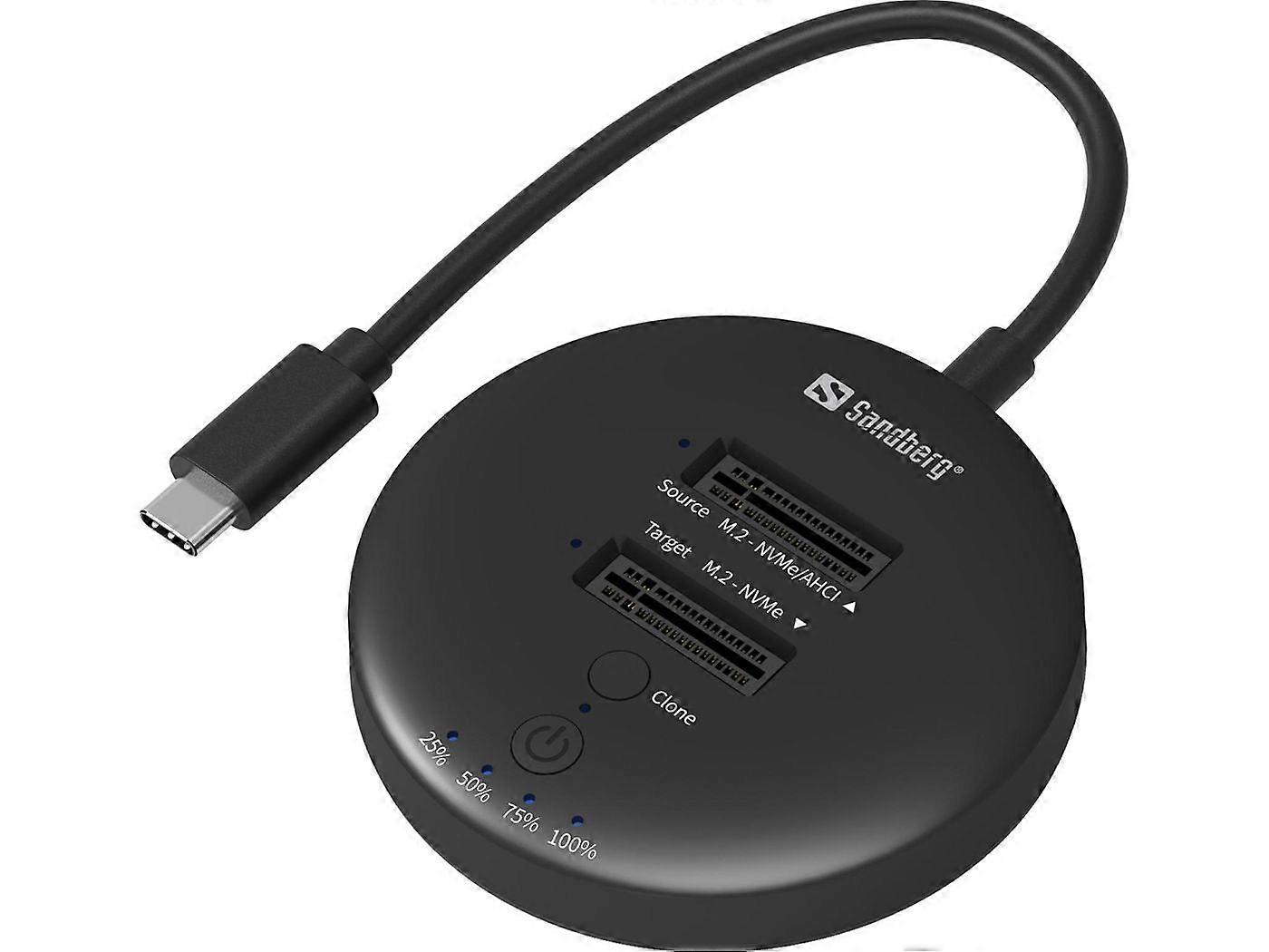 M.2 SSD USB3.2 Kloneringsdocka