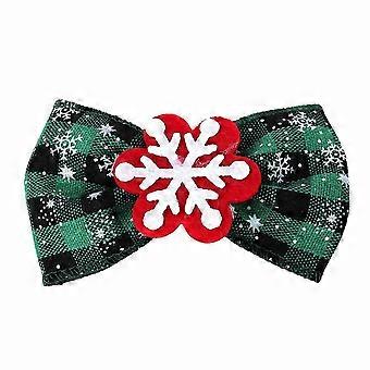 Spiral Haargummis bunt klein verkauft niedliche rote Schleife Accessoires Haarspange 4 Zoll Schneeflocke