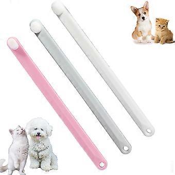 3 Pack Small Dog and Cat Toothbrushes, Soft Micro Nano Bristle for Sensitive Gums and Teeth, with Tongue Scraper, Pet Dental Care