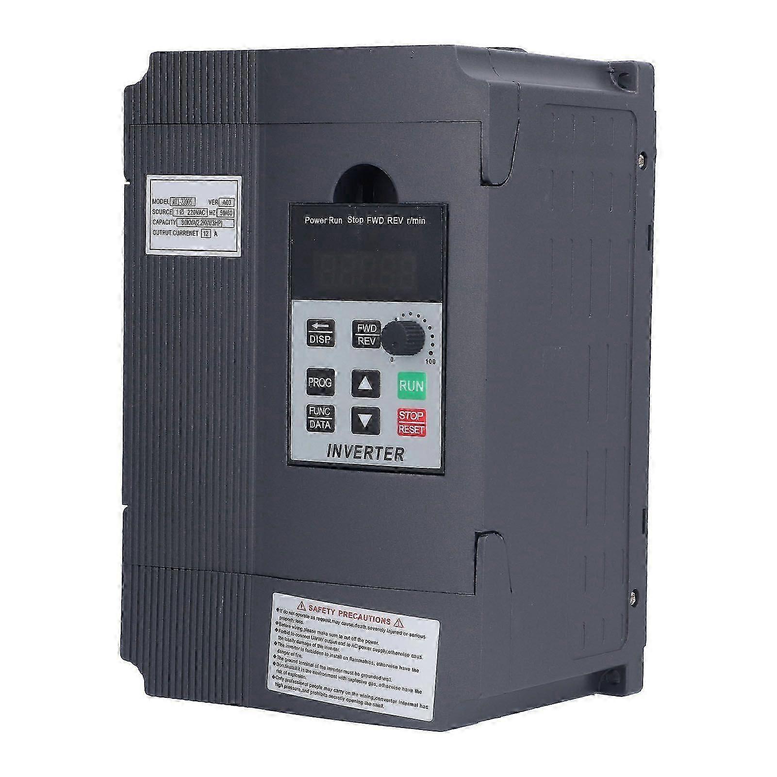 Variable Frequency Drive Converter Single Phase 1 in 3 Out Controller AC 220V compatible with Motor CNC