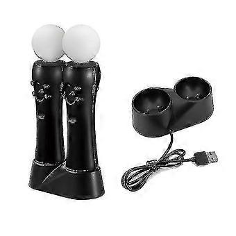 Game Control Charger Compatible With Ps4 Vr Move Motion Controller Playstation Play Station Ps 4 Charging Dock Docking Charge Support