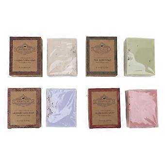4pcs Exfoliating Soap Set with Sea Salt & Shea Butter, Moisturizing Bath Gift for Kids