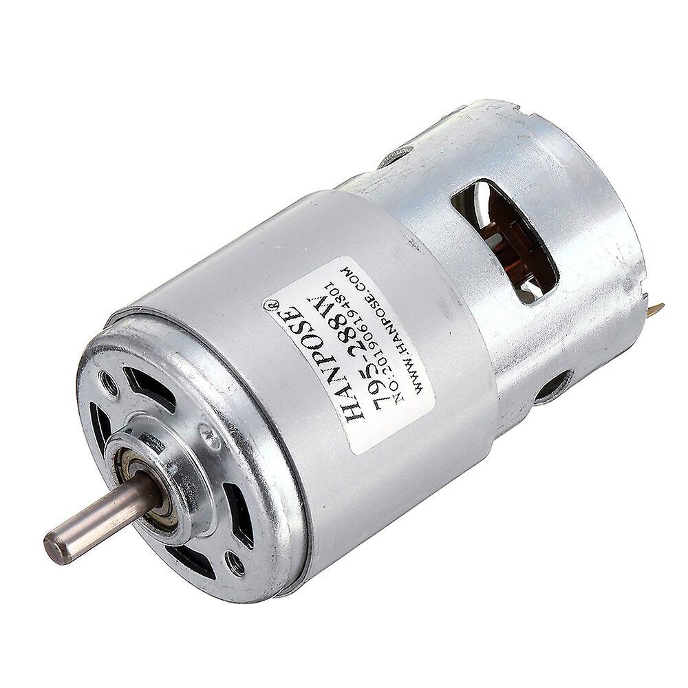 Συνεχές ρεύμα 12v 24v 180/288w συνεχές ρεύμα μηχανών μεγάλη μηχανή συνεχούς ρεύματος υψηλής δύναμης διπλή μηχανή αξόνων ρουλεμάν σφαιρών