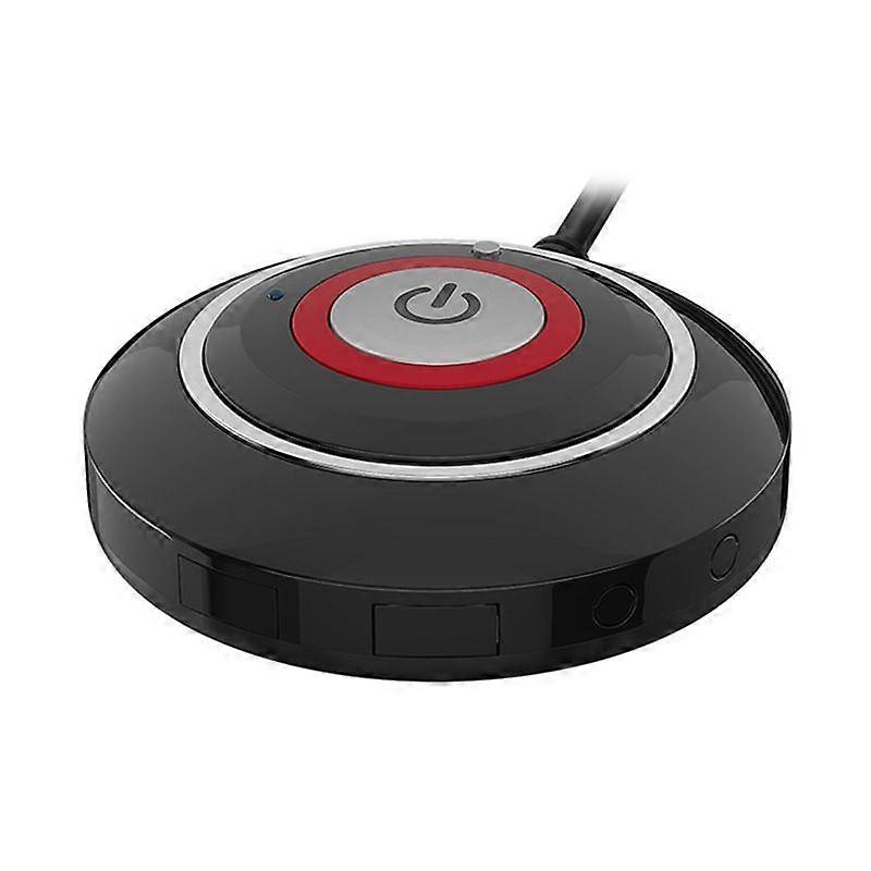 Desktop Switch Multi-function Interface Dual USB Audio Anti-theft Big Button Sensitive PC Reset with Extension Cord Desktop PC Power Button Switch for