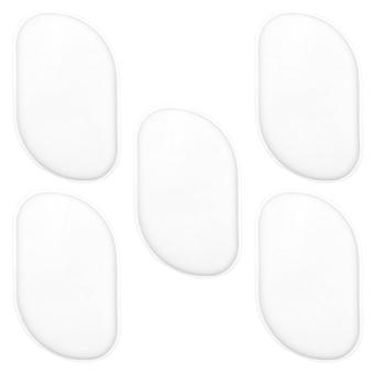 5pcs Silicone Makeup Sponge Applicators for Foundation and Pressed Powder, Small Jelly Puff Cosmetic Blenders for Womens Face Makeup