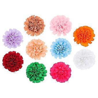 Dog Collar Flowers for Pet Accessories 40Pcs Assorted Color Charms