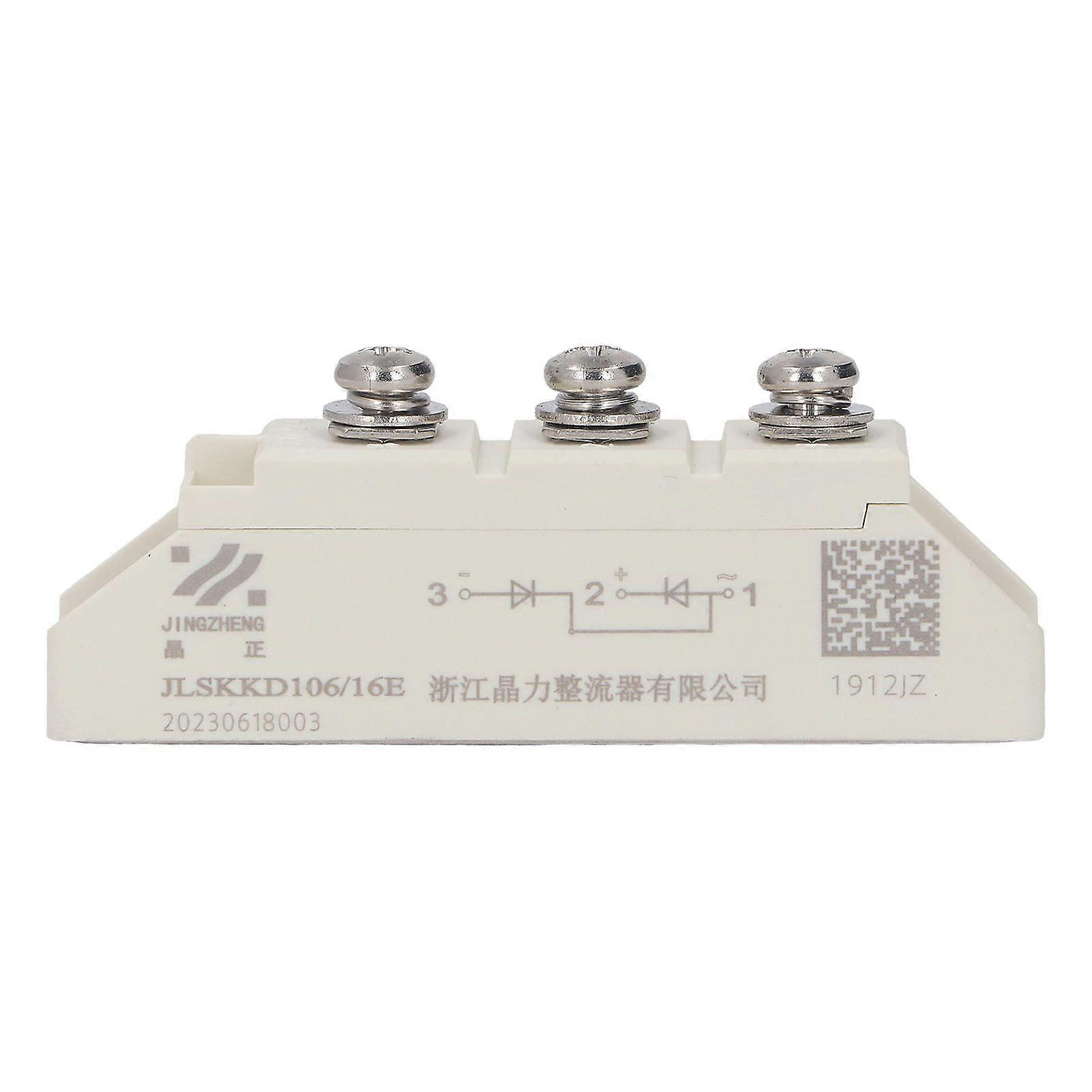 106A 1600V Power Bridge Rectifier Module 3 Terminals Diode Bridge Rectifier Module for Battery Charging