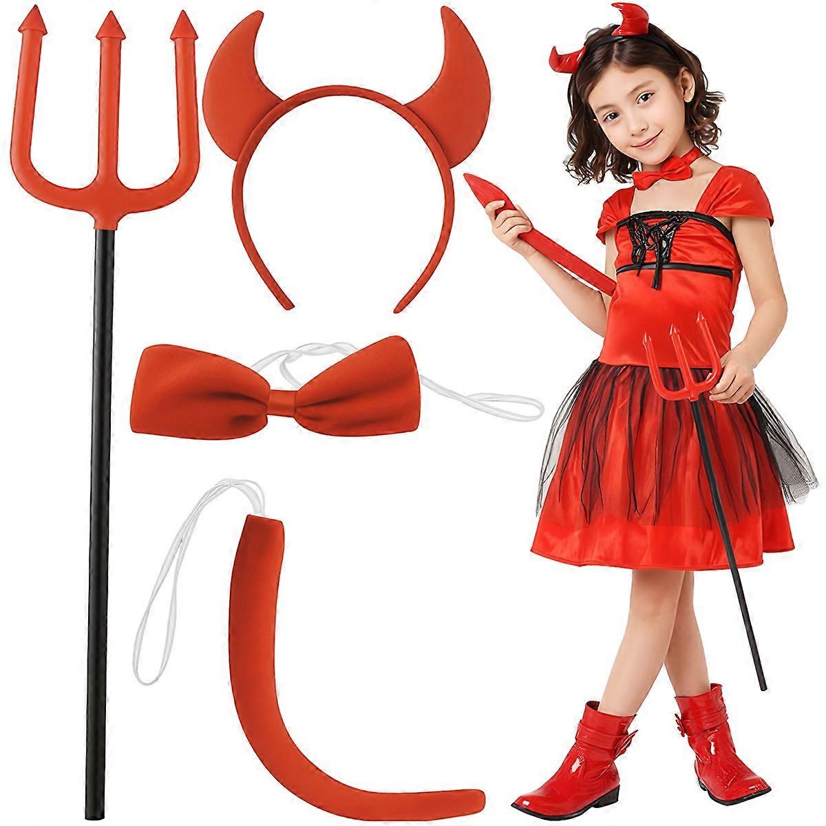 Costum diavol - Set de 4 elemente S22140
