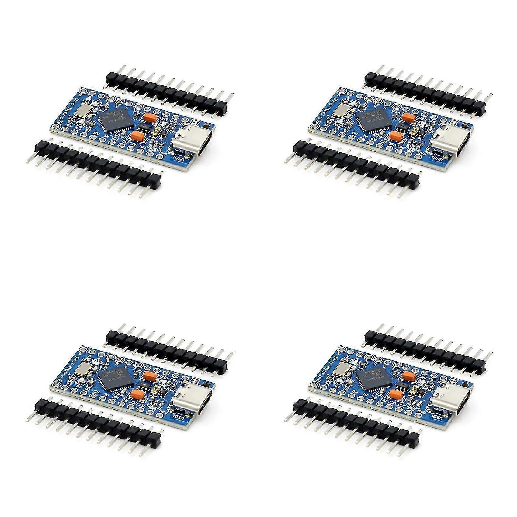 4X TYPE-C Interface Atmega32U4 Self USB Updater 5V/16M Microcontroller Development Board
