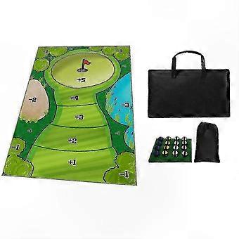 Portable Golf Chipping Mat for Kids & Adults, Practice Indoors or Outdoors