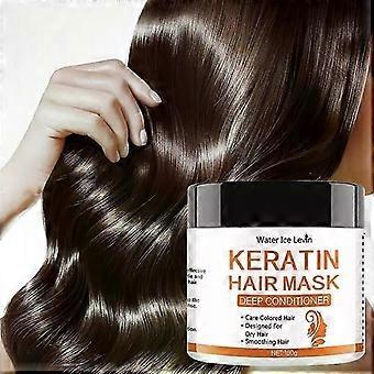 Keratin Hair Mask,Keratin Hair Treatment Mask for Dry Damaged Hair,Hair Treatment Mask Deep Repair Damage Hair Root,Natural Deep Conditioner Hydrating