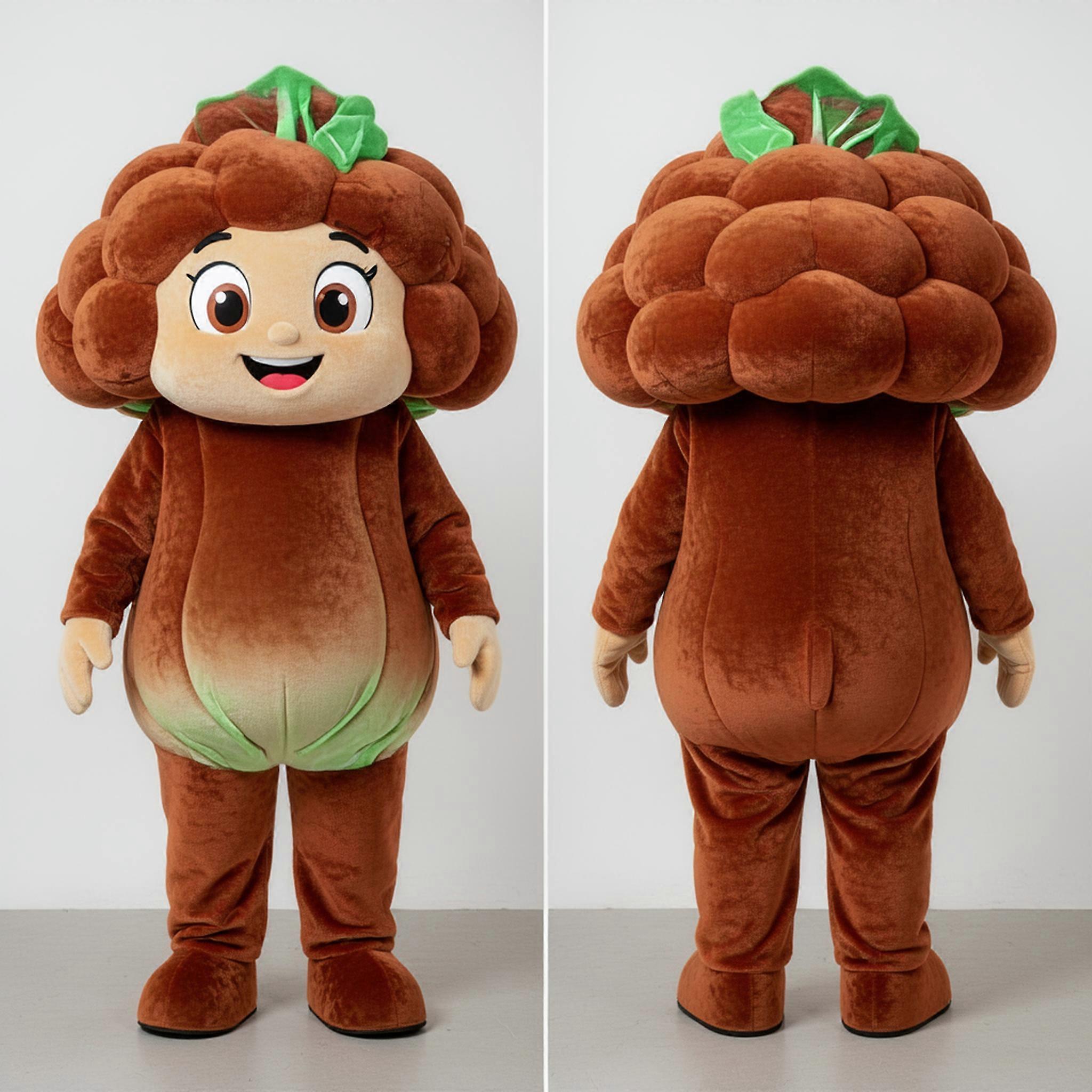MASTICOT Rust Rounded Cauliflower Mascot