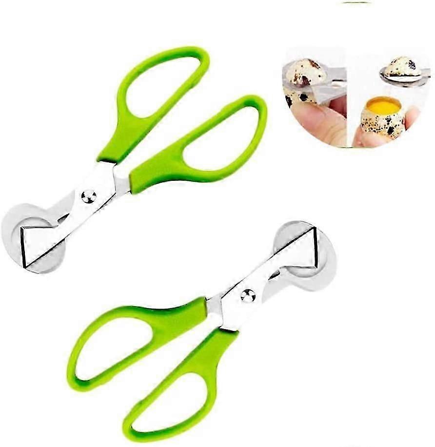 Quail Scissors 2pcs, eggshell scissors, stainless steel Quail eggshell scissors