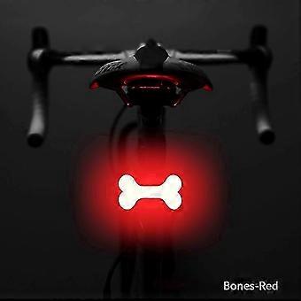 MTB USB Rechargeable Heart Rear Light