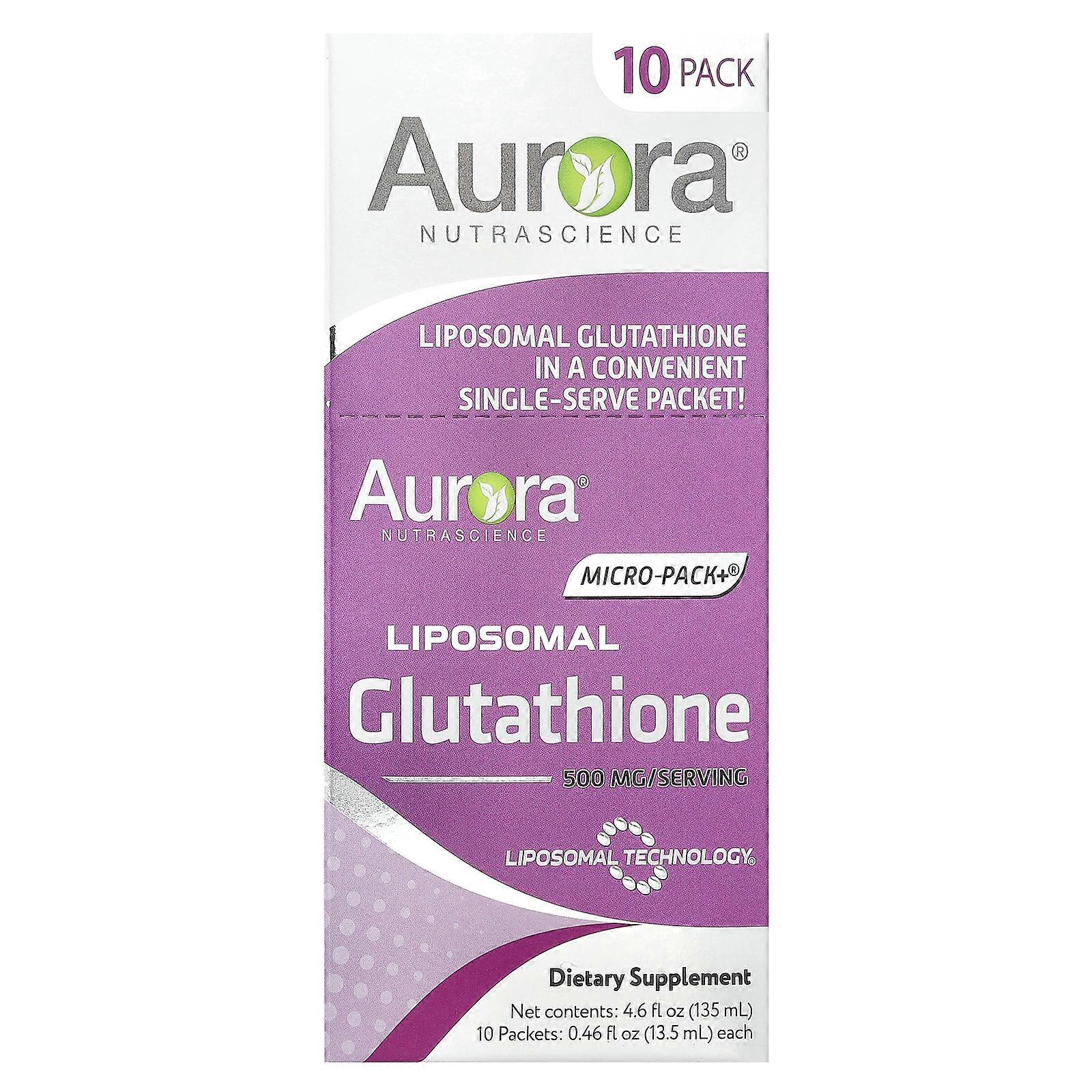 Aurora Nutrascience, Micro-Pack+®, Liposomal Glutathione