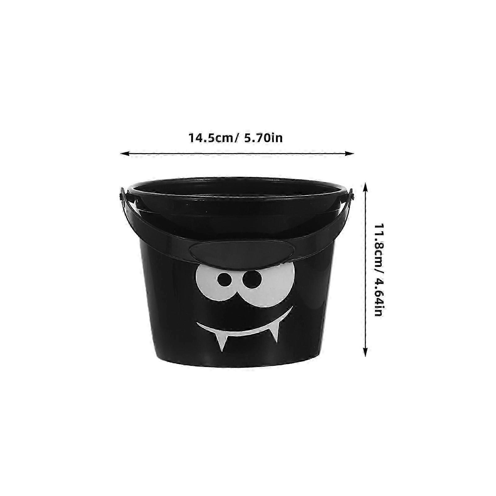 Pumpkin Candy Buckets 5Pcs for Halloween Candy Storage