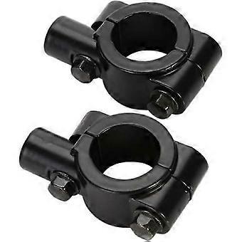 Dual 10mm Aluminum Handlebar Mirror Clamp