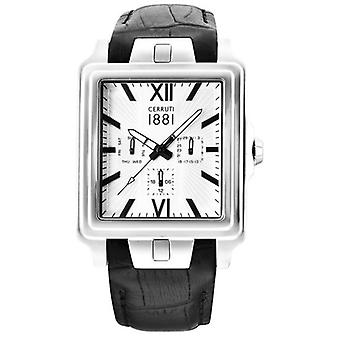 Cerruti odissea Quarz Analog Man Uhr mit Kuhfell Armband CRC013A272G