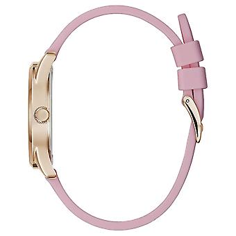 Guess watches ladies mini imprint watch for Women Analog Quartz with Silicone Bracelet W1227L4