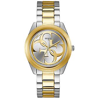 Guess g twist Watch for Women Analog Quartz with stainless steel bracelet plated in gold W1082L5