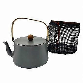 Camping Kettle Anodized Outdoor Teapot Foldable for Backpackers