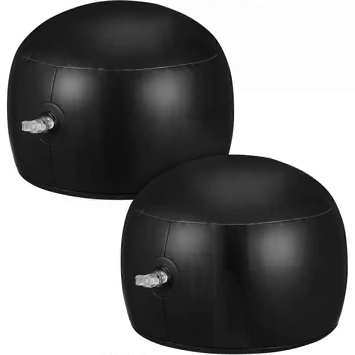 Hat Rack Organizer 2pcs PVC Black for Baseball Caps