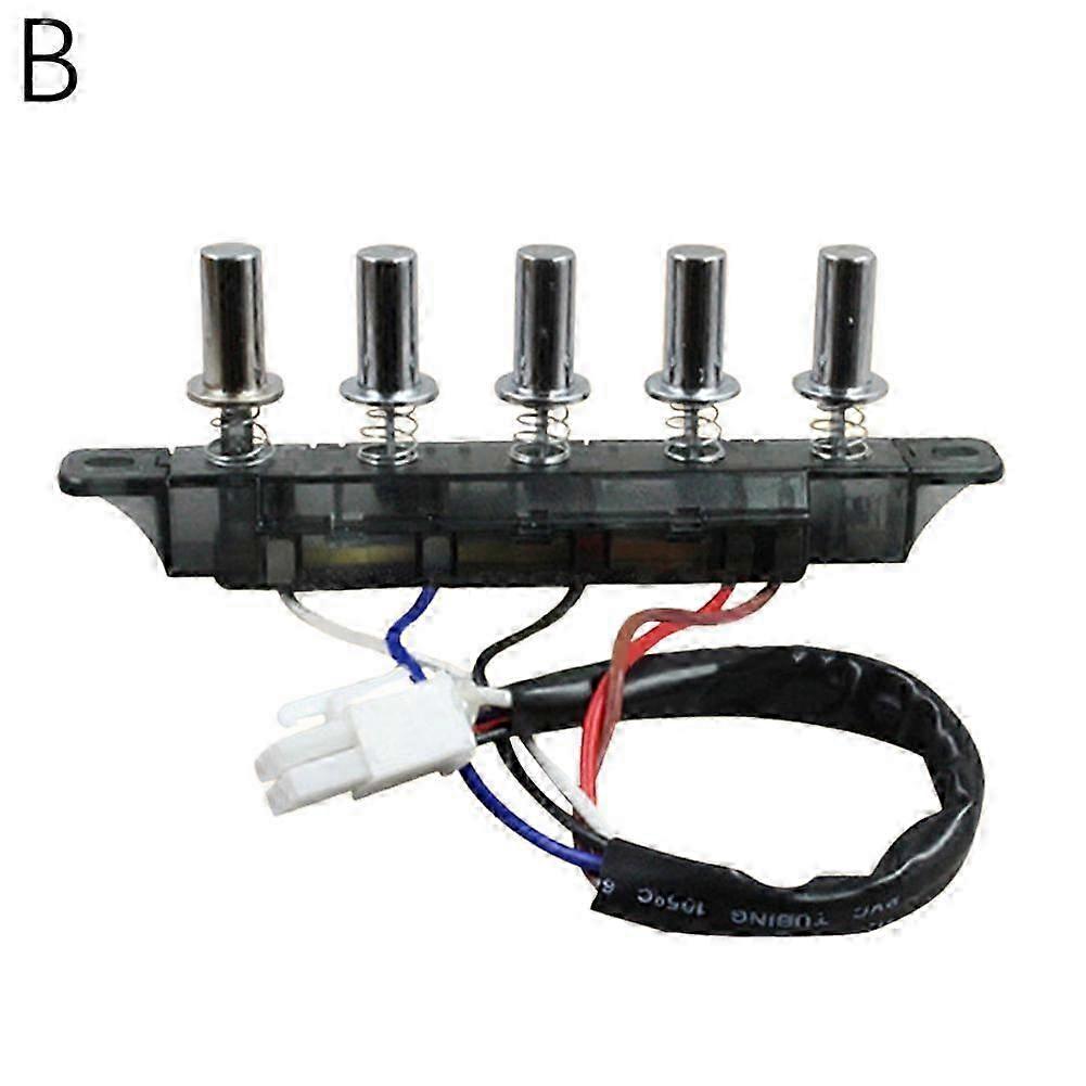 Universal 5-button cooker hood switch, replacement accessory for kitchen.