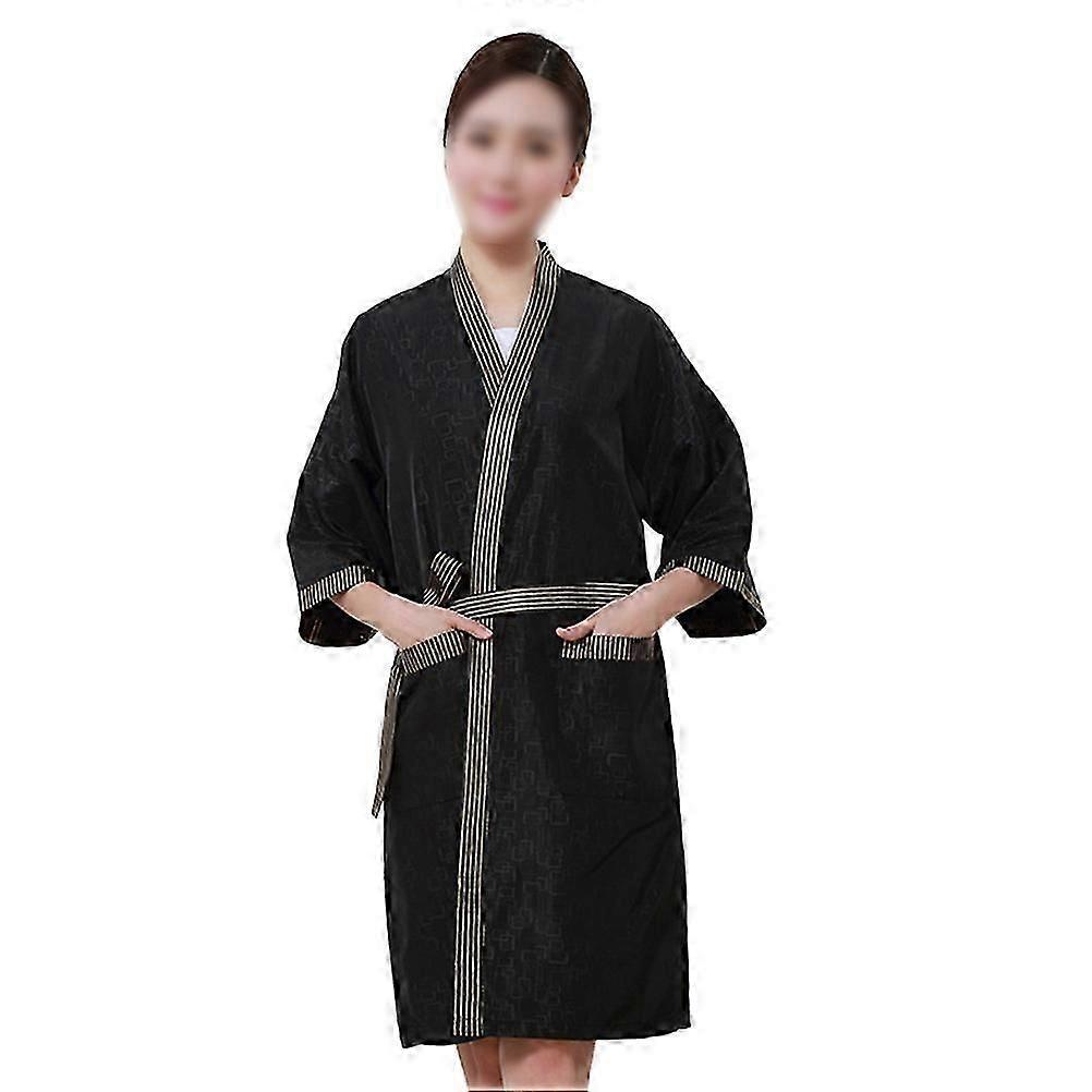 Cellosilk Barber Smock Robe Lightweight