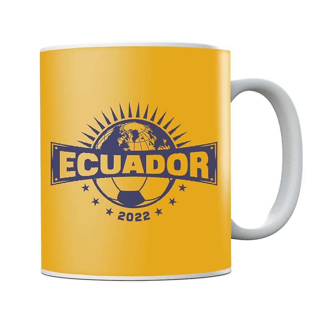 Ecuador World Football Globe Mug