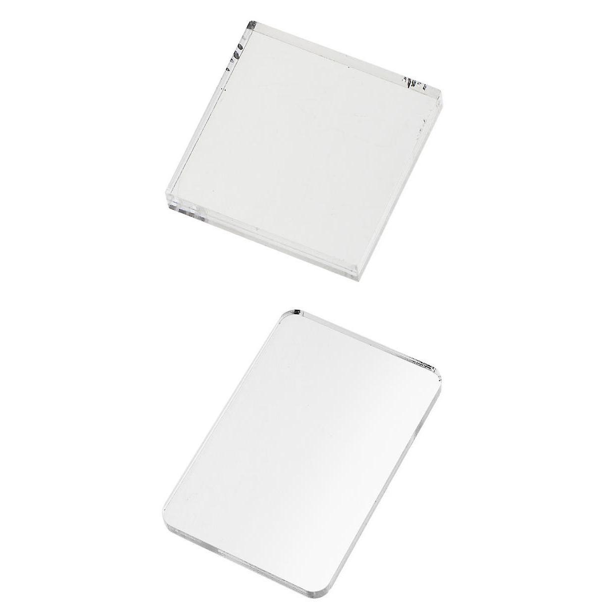 Clear Acrylic Block Stamp Blocks Stamping Scrapbooking Decor Craft DIY Tool