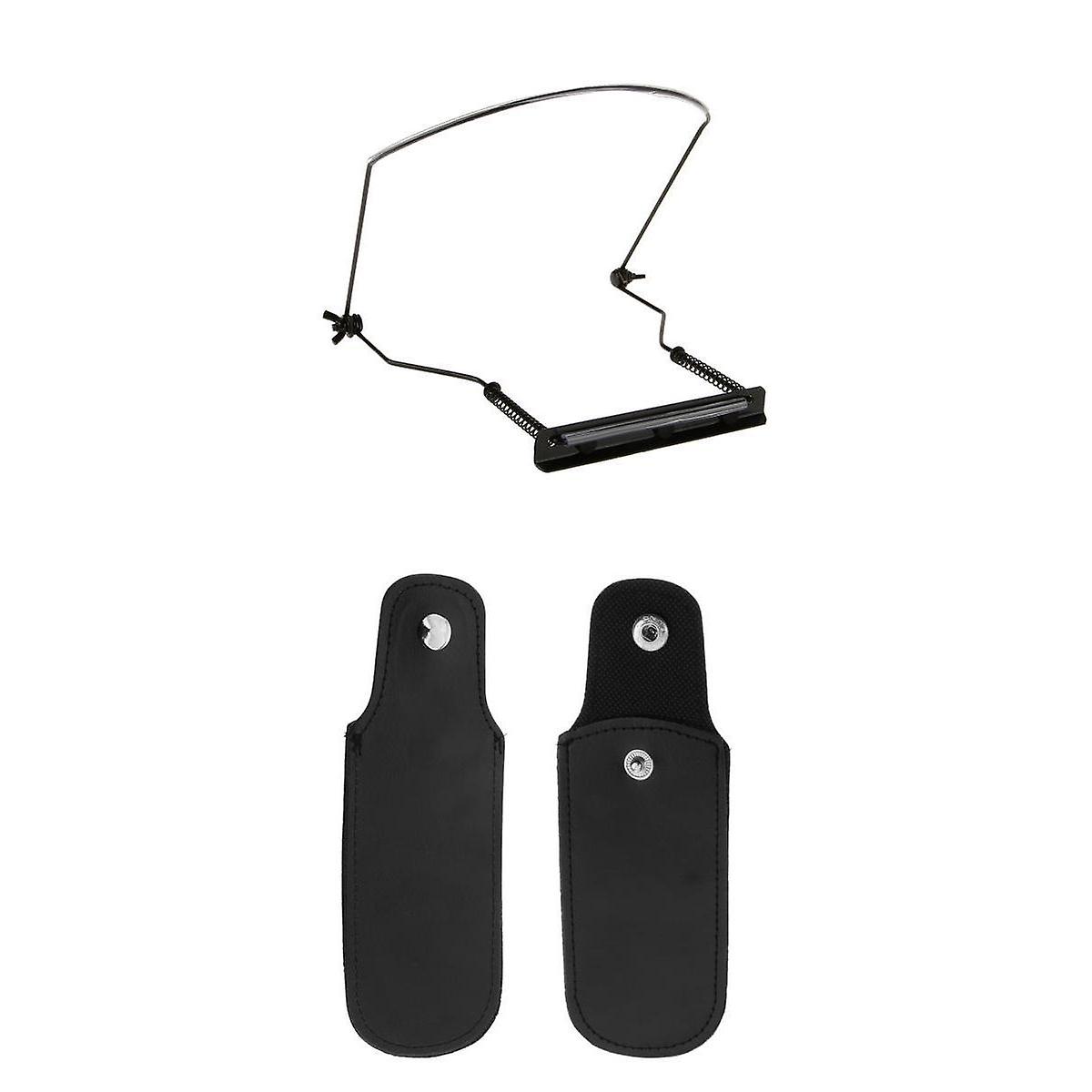 2 Pcs 10 Hole Harmonica Cases+ Harmonica Neck Rack Mount Holder Stand