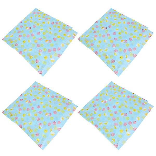 4pcs Easter Decorative Table Covers Party Tablecloths Scene Layout Props
