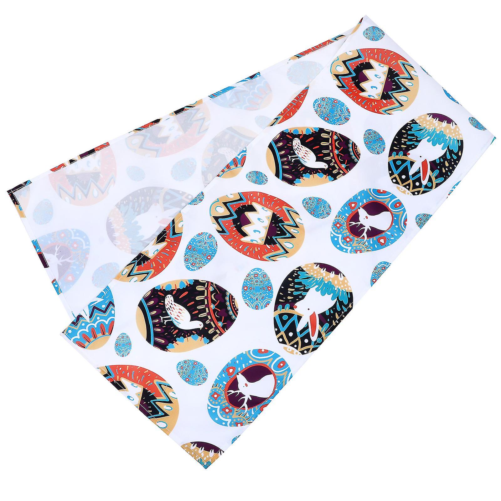 1pc Home Hotel Restaurant Easter Rabbit Table Cover Elegant Tablecloth