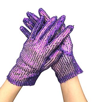 Sequin Gloves Women Glitter Gloves Performance Gloves Prom Gloves Banquet Gloves