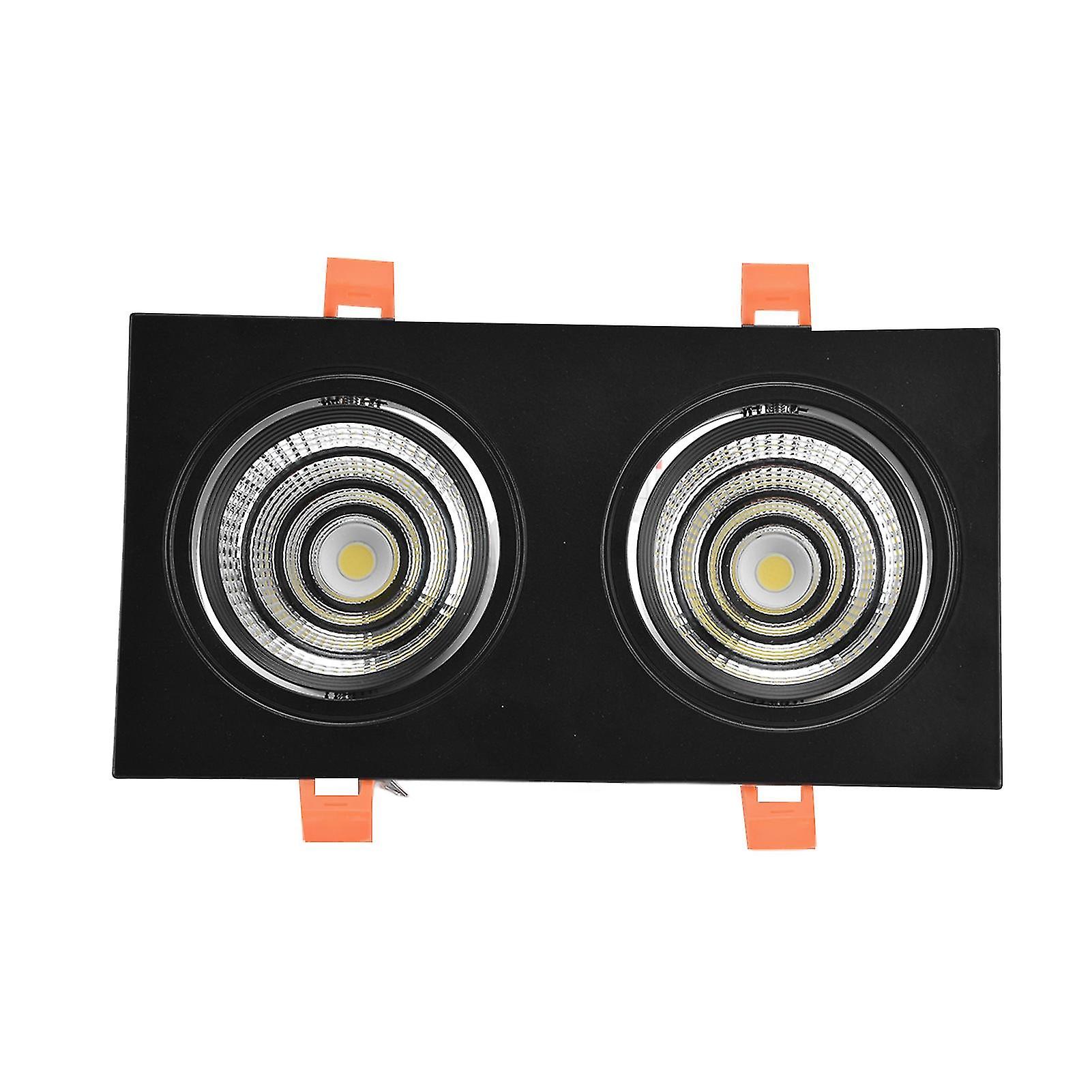 Double Head Led Recessed Ceiling Light Adjustable Angle Cob Rectangle Recessed Lighting With Led Driver 100264v