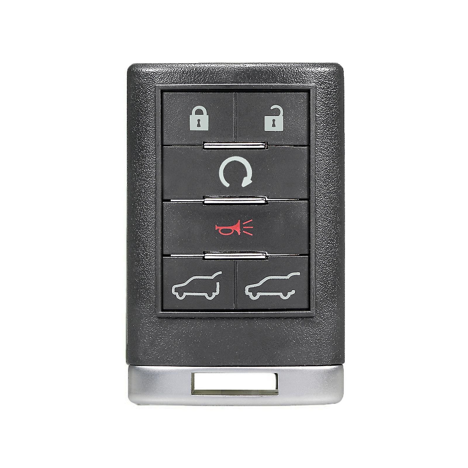 Remote Key Shell 6 Buttons Waterproof Metal Abs Shell Fob Shell Case For Cadillac 2010 2011