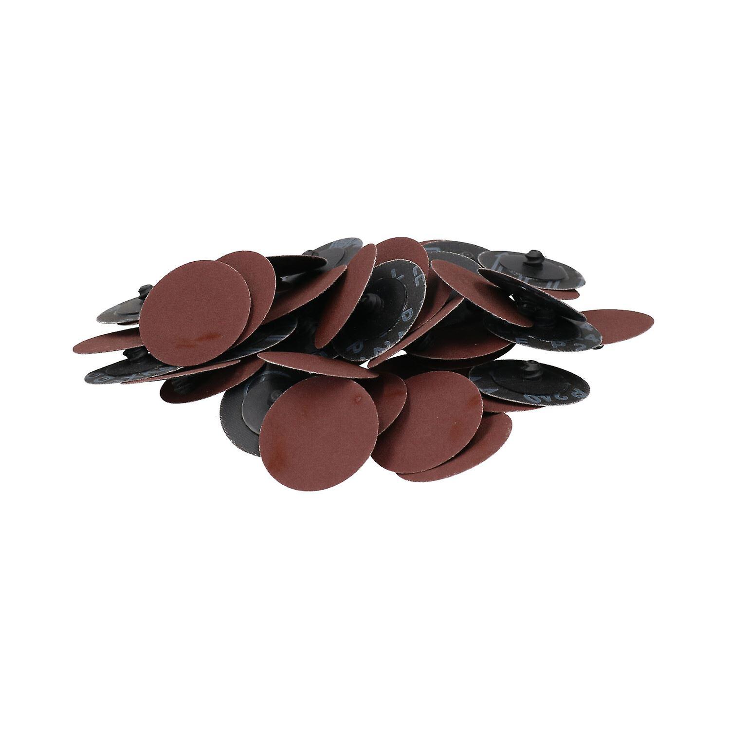 240 Grit 50mm Fine Quick Change Sanding Discs Rust Removal Deburring 50pc